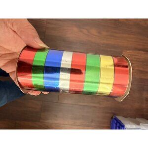 NEW Paper Trails 80 Foot Assorted Ribbons Multi Color